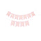 YIWU DAMAI Kids Birthday Dream Carousel "Bonne Fête" Paper Banner, 118 Inches, 1 Count 840482500137