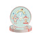YIWU DAMAI Kids Birthday Enchanted Carousel Birthday Large Round Lunch Paper Plates, 9 Inches, 8 Count 840482500786