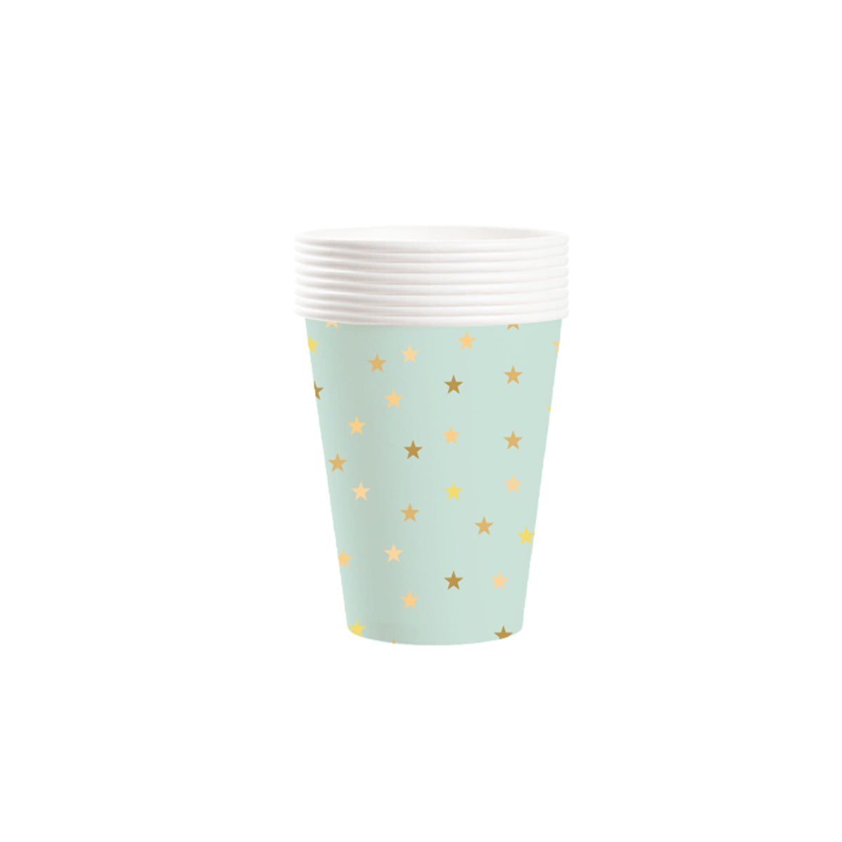YIWU DAMAI Kids Birthday Enchanted Carousel Birthday Paper Cups, 9 Oz, 8 Count 840482500793