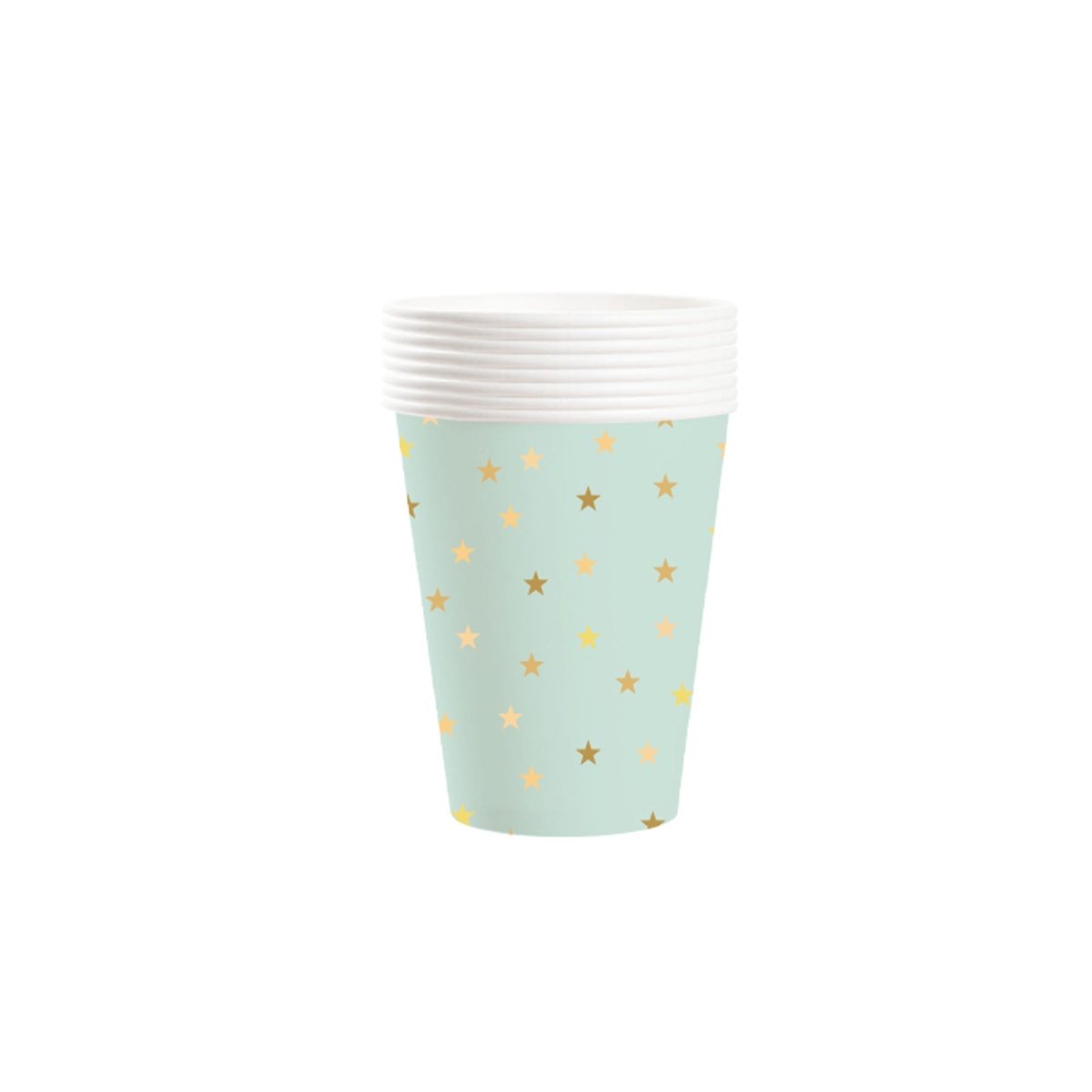 YIWU DAMAI Kids Birthday Enchanted Carousel Birthday Paper Cups, 9 Oz, 8 Count 840482500793