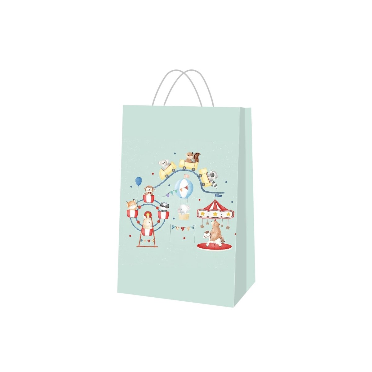 YIWU DAMAI Kids Birthday Enchanted Carousel Birthday Surprise Bags, 6 Count 840482500830