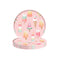 YIWU DAMAI Kids Birthday Frosty Delight Birthday Large Round Lunch Paper Plates, 10 Inches, 8 Count 840482500151