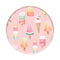 YIWU DAMAI Kids Birthday Frosty Delight Birthday Large Round Lunch Paper Plates, 9 Inches, 8 Count 840482500151