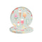 YIWU DAMAI Kids Birthday Frosty Delight Birthday Small Round Dessert Paper Plates, 8 Inches, 8 Count 840482500144