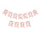 YIWU DAMAI Kids Birthday Frosty Delight "Bonne Fête" Paper Banner, 118 Inches, 1 Count 840482500229