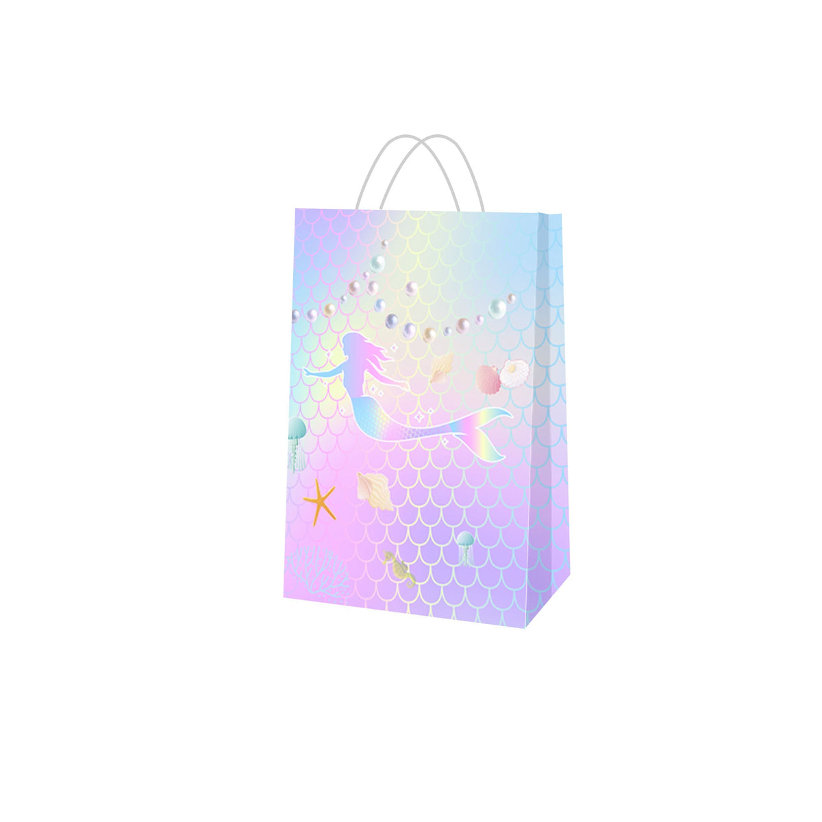 YIWU DAMAI Kids Birthday Mermaid Lagoon Birthday Surprise Bags, 6 Count 840482501073