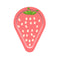 YIWU DAMAI Kids Birthday Strawberry Garden Birthday Large Strawberry Shaped Lunch Paper Plates, 9 Inches, 8 Count 840482500236