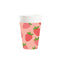 YIWU DAMAI Kids Birthday Strawberry Garden Birthday Paper Cups, 9 Oz, 8 Count 840482500250