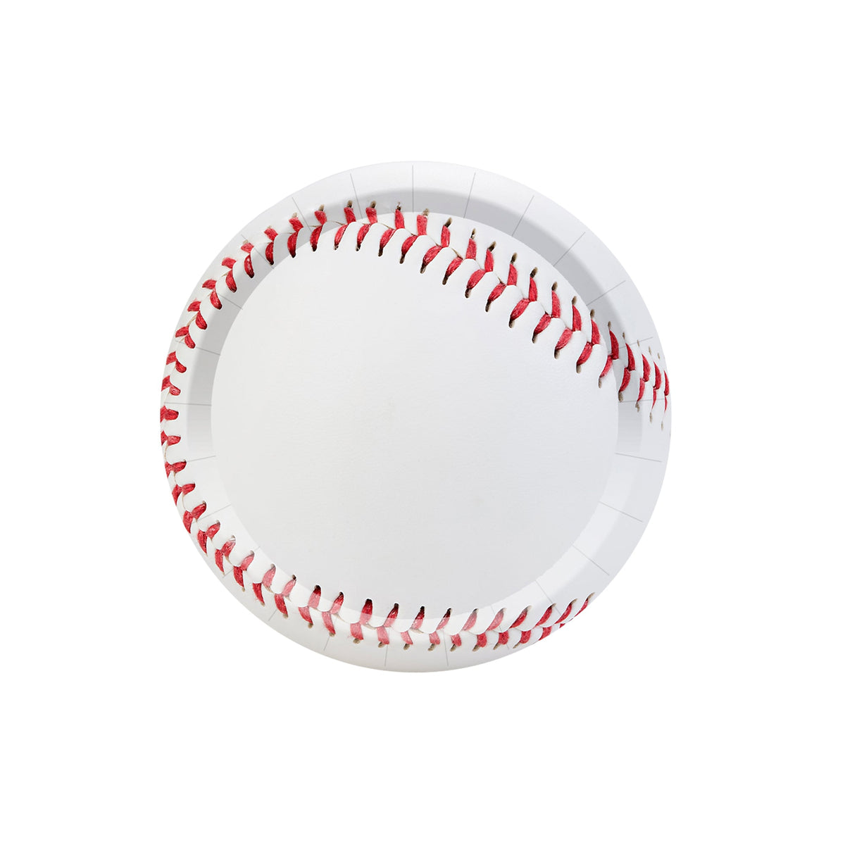YIWU DAMAI Theme Party Baseball Small Round Dessert Paper Plates, 7 Inches, 8 Count 840482500717