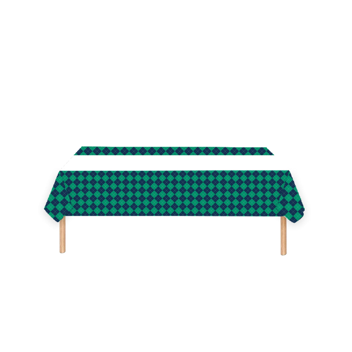 YIWU DAMAI Theme Party Golf Rectangular Paper Table Cover, 47 x 70 Inches, 1 Count 840482500403