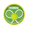 YIWU DAMAI Theme Party Tennis Large Round Lunch Paper Plates, 9 Inches, 8 Count 840482500311