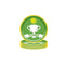YIWU DAMAI Theme Party Tennis Small Round Dessert Paper Plates, 7 Inches, 8 Count 840482500304