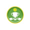 YIWU DAMAI Theme Party Tennis Small Round Dessert Paper Plates, 7 Inches, 8 Count 840482500304