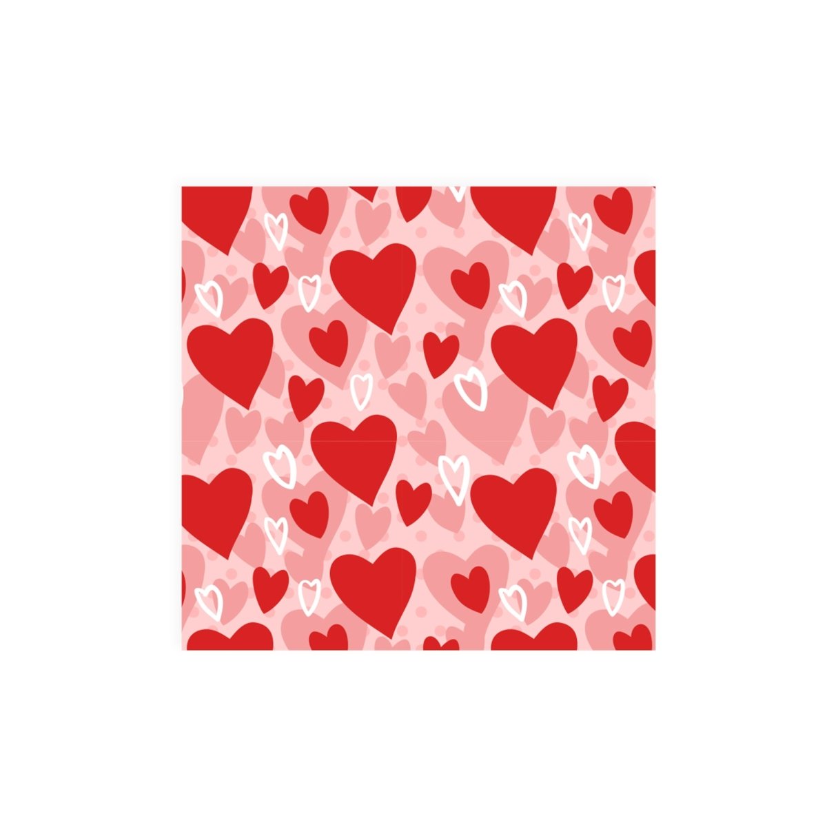 YIWU DAMAI Valentine's Day Love In Every Heart Large Paper Napkins, 16 Count 840482501394