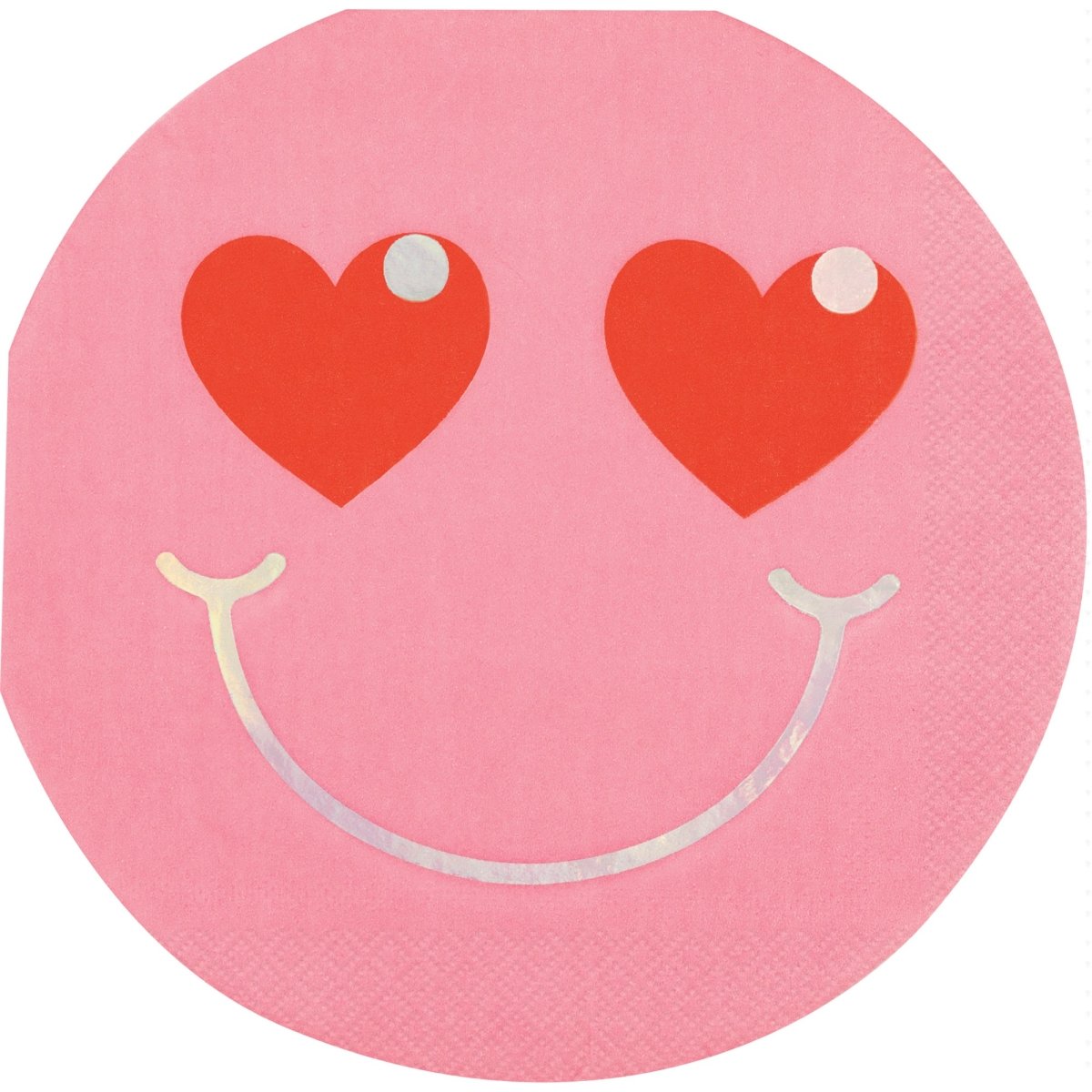 YIWU DAMAI Valentine's Day Retro Love Large Round Lunch Napkins, 16 Count 011179127184