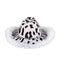 YIWU EVERGROWING CAP LIMITED Costume Accessories Cow Print Feather Cowgirl Hat for Adults 810120716527