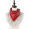 YIWU EVERGROWING CAP LIMITED Costume Accessories Glam Fringe Red Bandana, 1 Count 810120716381