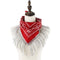 YIWU EVERGROWING CAP LIMITED Costume Accessories Glam Fringe Red Bandana, 1 Count 810120716381