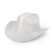 YIWU EVERGROWING CAP LIMITED Costume Accessories White Iridescent Cowgirl Hat for Adults 810120716701
