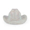 YIWU EVERGROWING CAP LIMITED Costume Accessories White Rhinestone Cowgirl Hat for Adults 810120716565