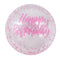 YIWU HT BALLOON CO LTD Balloons Happy Birthday Pink Polka Dots Bubble Balloon, 20 Inches, 1 Count 810120719023