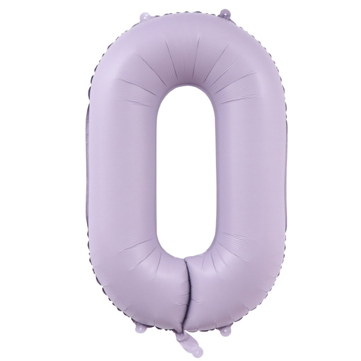 YIWU HT BALLOON CO LTD Balloons Lilac Purple Number 0 Supershape Foil Balloon, 40 Inches, 1 Count 810120718897