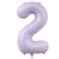 YIWU HT BALLOON CO LTD Balloons Lilac Purple Number 2 Supershape Foil Balloon, 40 Inches, 1 Count 810120718910
