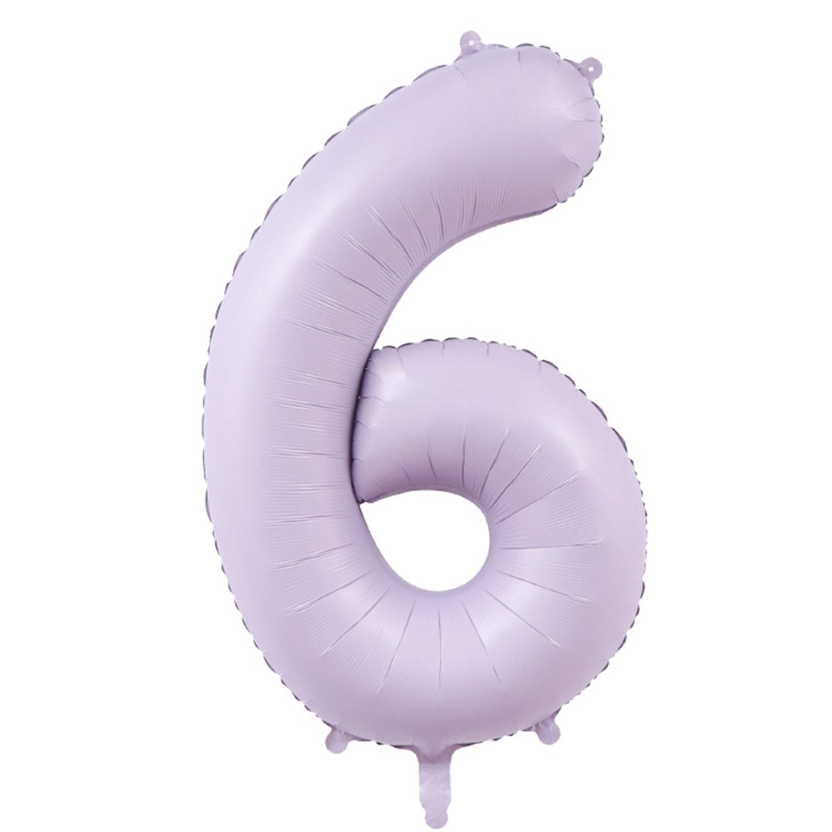 YIWU HT BALLOON CO LTD Balloons Lilac Purple Number 6 Supershape Foil Balloon, 40 Inches, 1 Count 810120718958