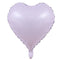 YIWU HT BALLOON CO LTD Balloons Pastel Lilac Purple Heart Shaped Foil Balloon, 18 Inches, 1 Count 810120719054