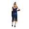 YIWU HUANGQUN CLOTHING CO. LTD Costumes 1920s Gatsby Elegant Lady Costume for Adults, Blue and Black Dress