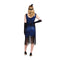 YIWU HUANGQUN CLOTHING CO. LTD Costumes 1920s Gatsby Elegant Lady Costume for Adults, Blue and Black Dress