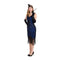 YIWU HUANGQUN CLOTHING CO. LTD Costumes 1920s Gatsby Elegant Lady Costume for Adults, Blue and Black Dress
