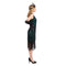 YIWU HUANGQUN CLOTHING CO. LTD Costumes 1920s Gatsby Elegant Lady Costume for Adults, Green and Black Dress