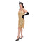 YIWU HUANGQUN CLOTHING CO. LTD Costumes 1920s Gold Fringe Dress for Adults