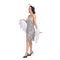 YIWU HUANGQUN CLOTHING CO. LTD Costumes 1920s Silver Fringe Dress for Adults