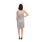 YIWU HUANGQUN CLOTHING CO. LTD Costumes 1920s Silver Fringe Dress for Adults