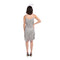 YIWU HUANGQUN CLOTHING CO. LTD Costumes 1920s Silver Fringe Dress for Adults
