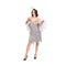 YIWU HUANGQUN CLOTHING CO. LTD Costumes 1920s Silver Fringe Dress for Adults