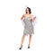 YIWU HUANGQUN CLOTHING CO. LTD Costumes 1920s Silver Fringe Dress for Adults