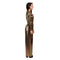 YIWU HUANGQUN CLOTHING CO. LTD Costumes Gold Disco Queen Jumpsuit for Adults
