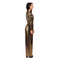 YIWU HUANGQUN CLOTHING CO. LTD Costumes Gold Disco Queen Jumpsuit for Adults