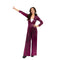 YIWU HUANGQUN CLOTHING CO. LTD Costumes Pink Disco Queen Jumpsuit for Adults
