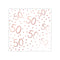 YIWU JINBO IMPORT AND EXPORT CO., LTD Age Specific Birthday Rosé Celebration 50th Birthday Small Beverage Napkins, 16 Count 840482508805