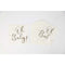 YIWU JINBO IMPORT AND EXPORT CO., LTD Baby Shower White Oh Baby! Large Lunch Napkins, 16 Count 810120717678