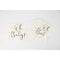 YIWU JINBO IMPORT AND EXPORT CO., LTD Baby Shower White Oh Baby! Large Lunch Napkins, 16 Count 810120717678
