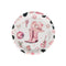 YIWU JINBO IMPORT AND EXPORT CO., LTD Everyday Entertaining Cowgirl "Let's Go Girl" Small Round Dessert Paper Plates, 7 Inches, 8 Count 810120716312