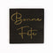 YIWU JINBO IMPORT AND EXPORT CO., LTD General Birthday Black "Bonne Fête" Large Lunch Napkins, 16 Count 840482505569