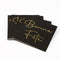 YIWU JINBO IMPORT AND EXPORT CO., LTD General Birthday Black "Bonne Fête" Large Lunch Napkins, 16 Count 840482505569