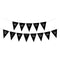 YIWU JINBO IMPORT AND EXPORT CO., LTD General Birthday Silver Celebration Happy Birthday Pennant Banner, 157 Inches, 1 Count 840482508393