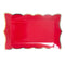 YIWU SANDY PAPER PRODUCTS CO., LTD Everyday Entertaining Apple Red Rectangular Trays, 9 Inches, 4 Count 810120713861